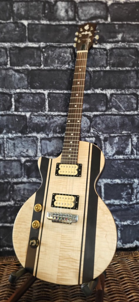 Lefty Danny Boy - Tiger Flame Tuxedo LP Scale