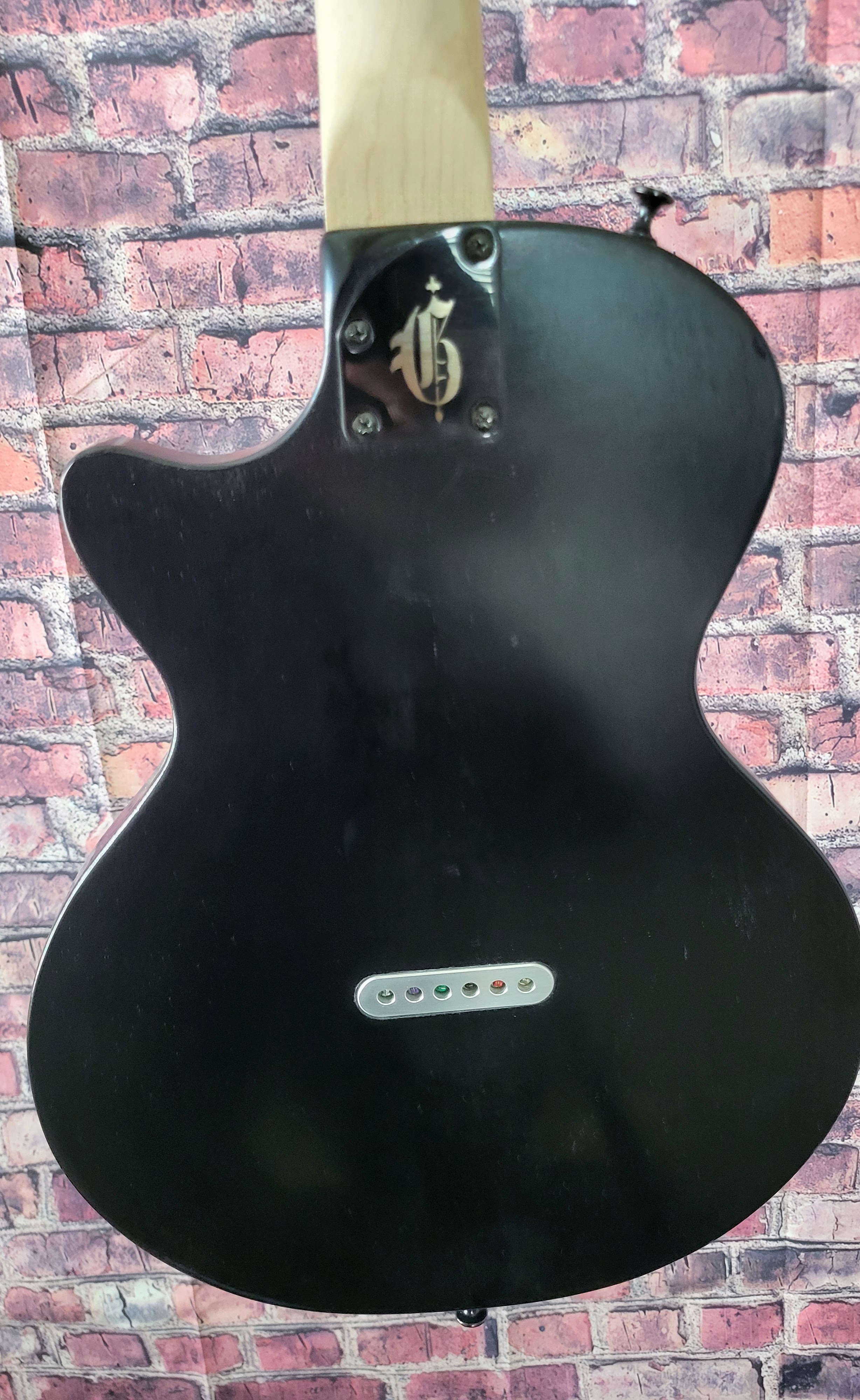Fueler Black Limba Burst Body Back